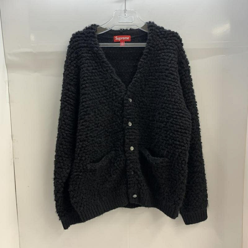 【中古】Supreme Textured Knotted Cardigan S 黒いこと[92]
