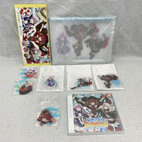 【中古】田観光×hololive UMISEAグッズ 3人フルセット＋CD[91]