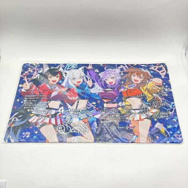 【中古】未開封)AbemaTV 超超超超ゲーマーズ2 限定メッセージ付きゲーミングマット hololive GAMERS fes./ホロライブ[6]