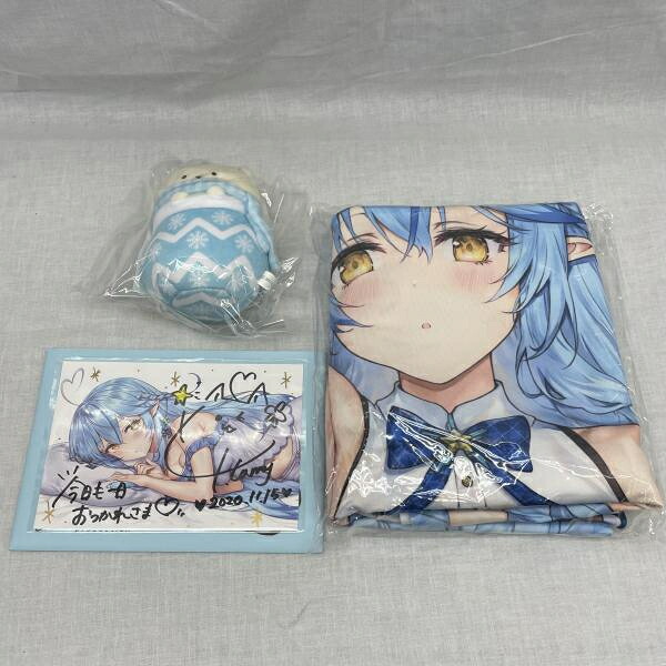 【中古】ボイス無)雪花ラミィ 誕生日記念グッズ2020 フルセット 直筆サイン入りポストカード[91]