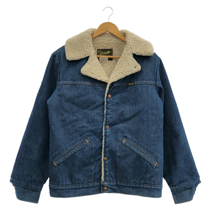 【中古】Wrangler 70s USA製 Wrange Coat インディゴ M ラングラー[24]