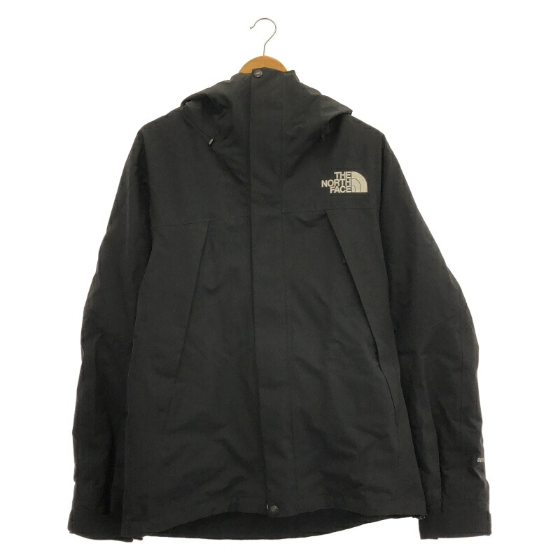 【中古】THE NORTH FACE マウンテンジャケット サイズL ブラック NP61800 ノースフェイス[19]
