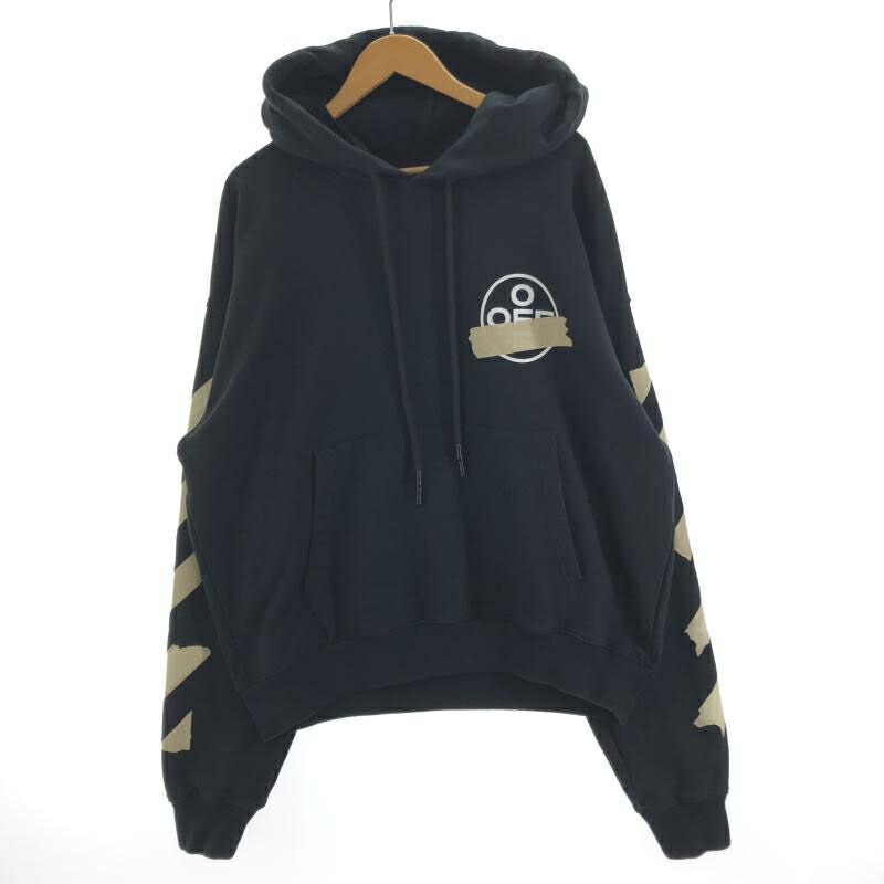 【中古】OFFWHITE 20SS/TAPE ARROWS OVER HOODIE L OMBB037R20E30002 ブラック オフホワイト[79] 22,188円