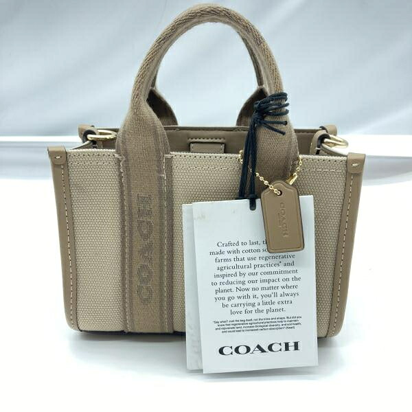 【中古】COACH 2WAYバッグ CAQ02 ショルダーバッグ ミニトートバッグ コーチ[19]｜お宝創庫