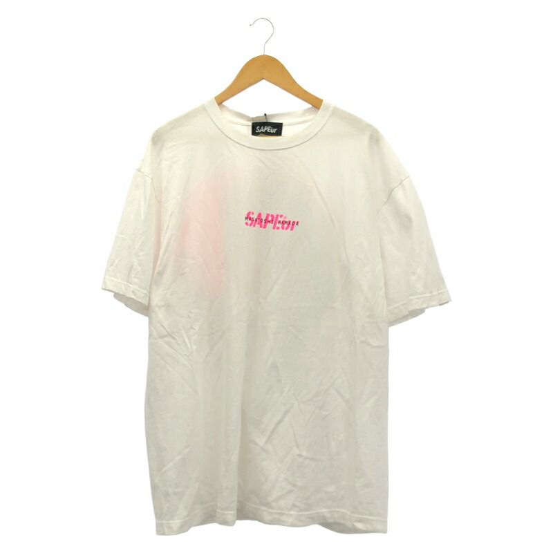 【中古】SAPEur MASATOSHI HAMADA×SAPEur コラボTシャツ S[79]