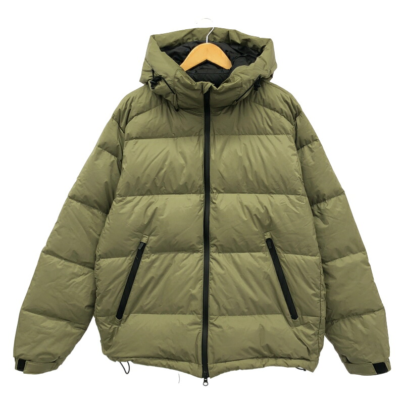 【中古】NANGA×URBAN RESERCH DOORS AURORA ダウンジャケット サイズL カーキ[79]