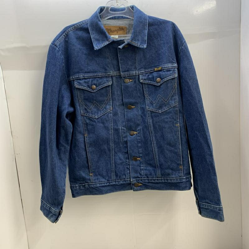 【中古】80s Wrangler USA製 ウエスタンデニムジャケット 40 ラングラー[92]