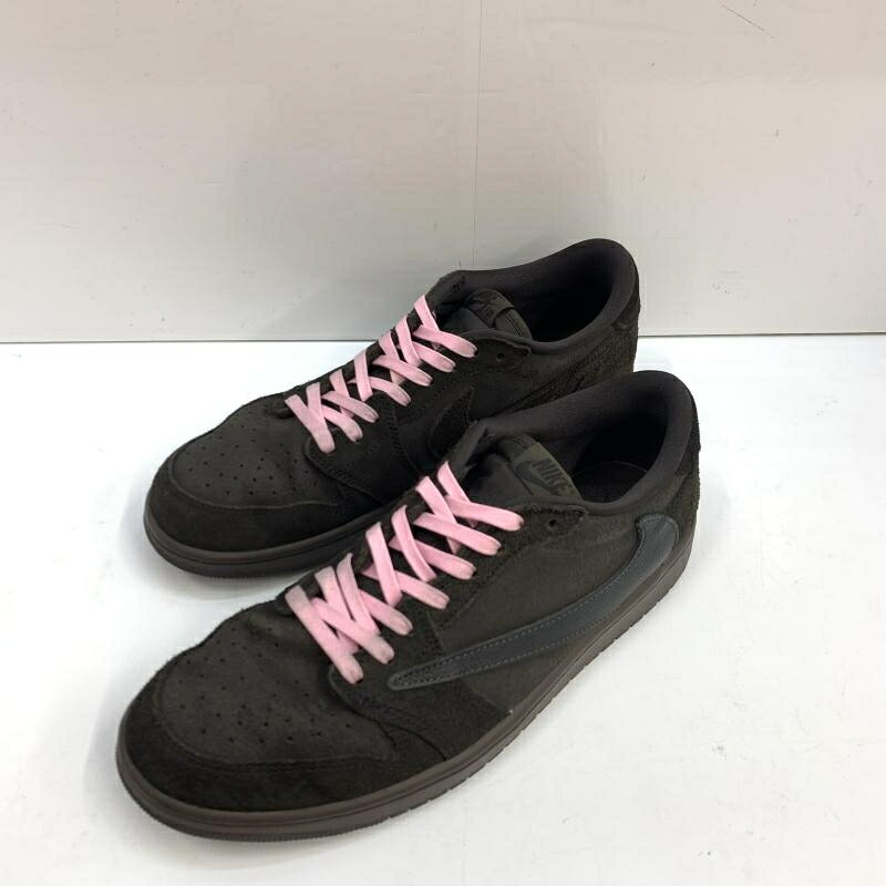 【中古】NIKE×Travis Scott AIR JORDAN 1 LOW OG SP \"Velvet Brown and Dark Mocha\"" 28.5糎 DM7866-202[92]"