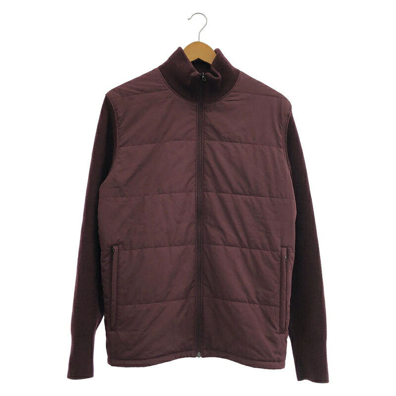 【中古】LULULEMON ジップアップジャケット サイズL レッド[91]