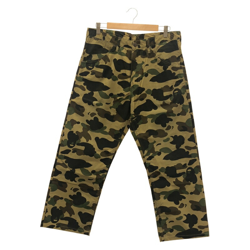 【中古】A BATHING APE 偽装柄 カーゴパンツ 大きさXL アベイシングエイプ[92]