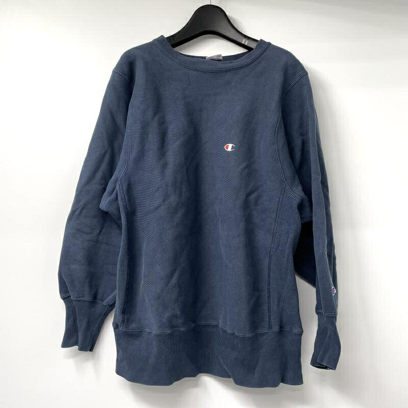 【中古】90s 後期 Champion リバースウィーブスウェット 大きさM 米国海軍 トリコタグ はやりっ子[17]