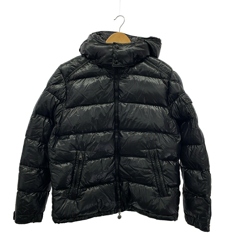 【中古】MONCLER ダウンジャケット サイズ5 G32-003 ブラック モンクレール[19]