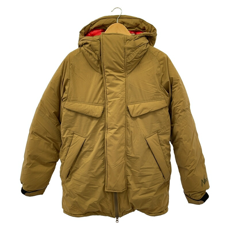 【中古】NANGA MOUNTAIN BELAY COAT サイズS マウンテンビレーコート ナンガ ダウン ベージュ[19]