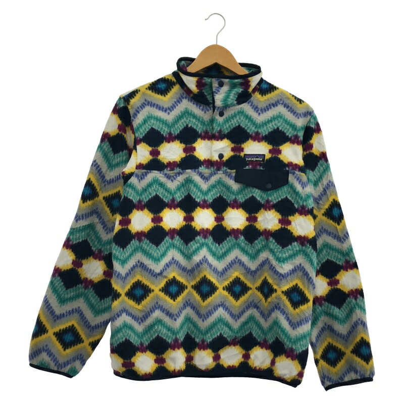 【中古】Patagonia ライトウェイト・シンチラ・スナップT・プルオーバー M マルチカラー パタゴニア[10]