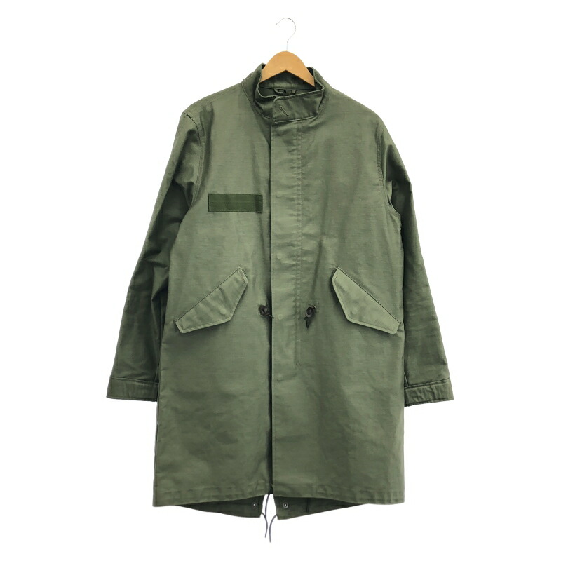 【中古】SOPHNET. STAND COLLAR MILITARY COAT 厚地の外套 L SOPH-167003 緑であること ソフネット[10]