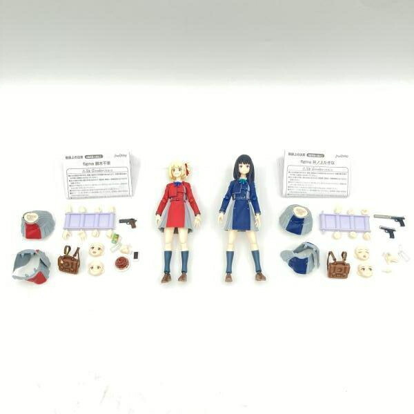 【中古】箱なし・台座支柱2点欠品)グッドスマイルカンパニー figma 錦木千束&井ノ上たきなセット/リコリス・リコイル[6]