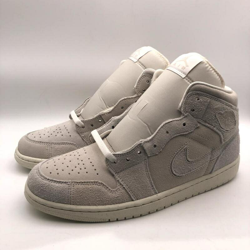 【中古】Nike Air Jordan 1 Mid SE Craft \"Pale Ivory/Legend Light Brown/Sail\"" 29糎 FQ3224-100 ナイキ エアジョーダン1[17]"