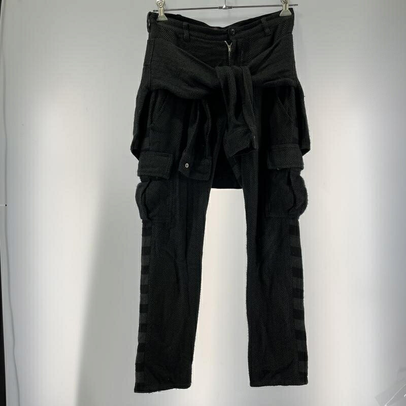 【中古】UNDER COVERISM 03AW Paper Doll期 再構築ドッキングパンツ サイズM V278 裏地プリズナー[19]｜お宝創庫