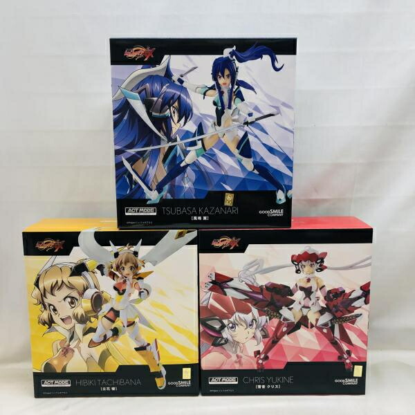 【中古】未開封)３点セット ACT MODE 風鳴翼 雪音クリス 立花響 戦姫絶唱シンフォギアGX グッドスマイルカンパニー[22]｜お宝創庫
