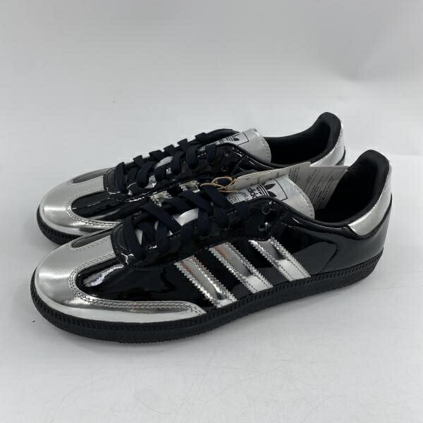 【中古】adidas SAMBA ATMOS Tuxedo CBLACK/SILVMT/CBLACK スニーカー 26.5cm IH3364 ブラック シルバー アディダス アトモス[10]