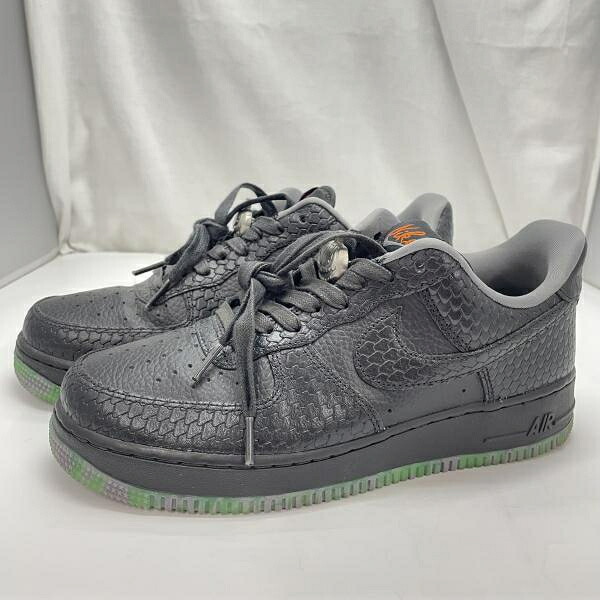 【中古】NIKE AIR FORCE 1 LOW Halloween サイズ26cm FQ8822-084 黒[91]