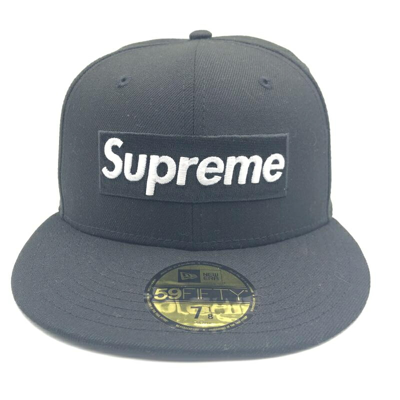 【中古】SUPREME　MLB Teams Box Logo New Era Black　【シカゴ・ホワイトソックス】56.8cm　シュプリーム[17]
