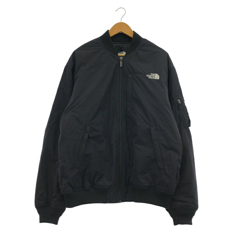【中古】THE NORTH FACE インサレーション ボンバージャケット 中綿上衣 XL NY82552 黒いこと ザ 北の方人間の顔[10]