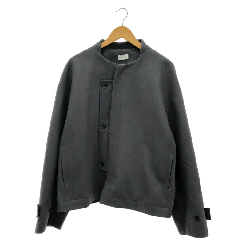 【中古】ALTIMA WOOL WIDE BLOUSON サイズ48 AL264017828 グレー アルティマ ウールワイドブルゾン[19]｜お宝創庫