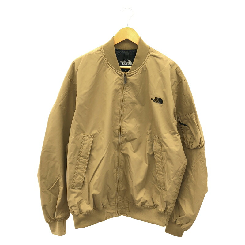 【中古】THE NORTH FACE WP Bomber Jacket 大きさXL ベージュ ウォータープルーフボンバージャケット 北の方人間の顔 NP12437[19]