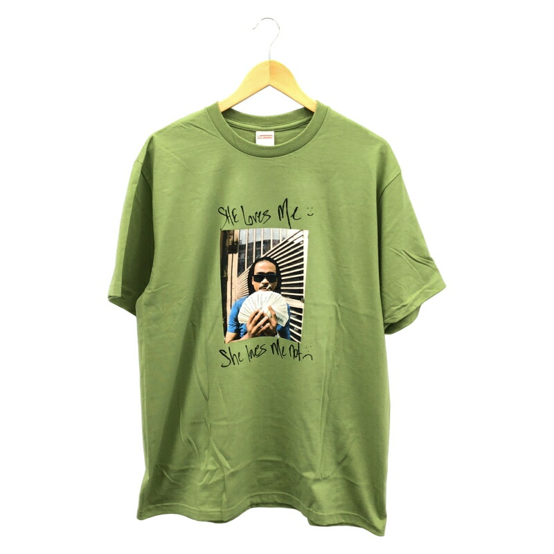 【中古】Supreme×Max B Tee Moss サイズL グリーン[79]