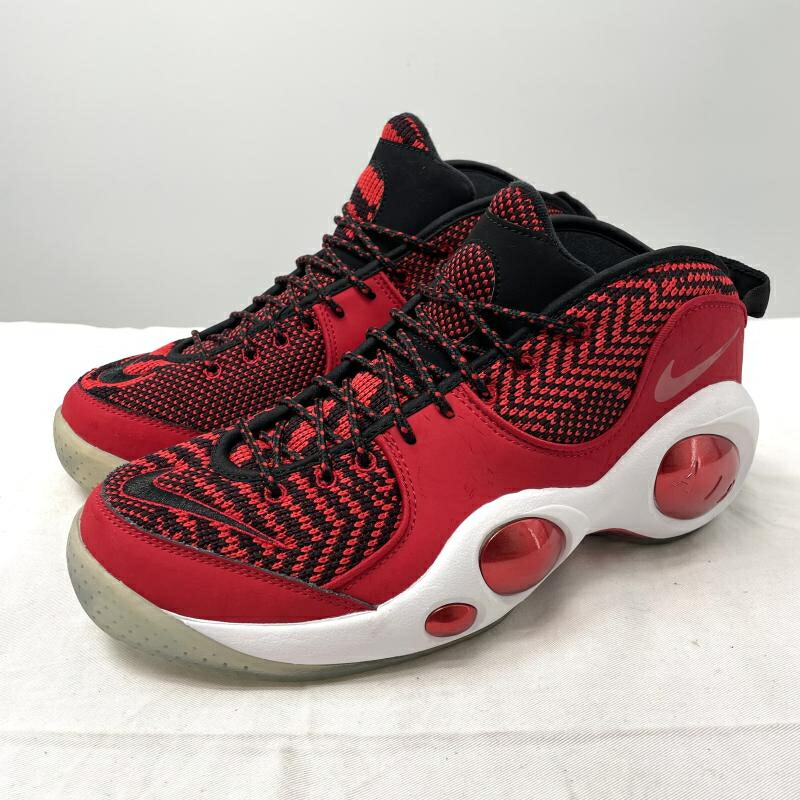 【中古】NIKE AIR ZOOM FLIGHT 95 SE 赤いこと 27糎 806404-600 スニーカー ナイキ エアズームフライト95[17]