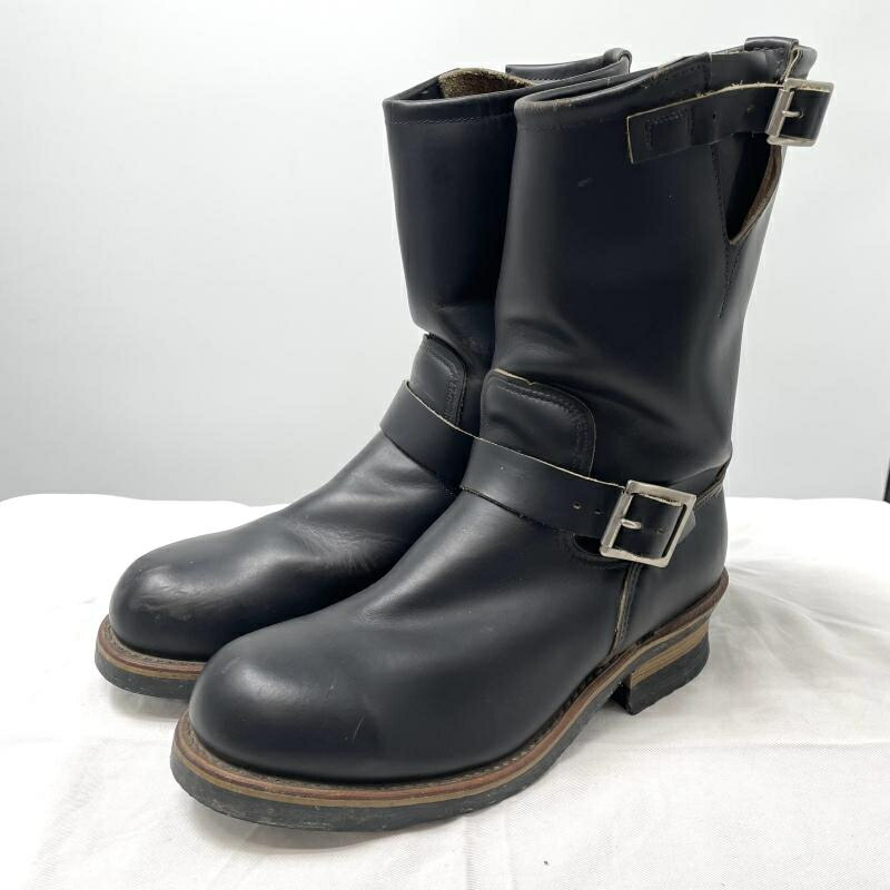 【中古】RED WING PT83 8270 ナイフポケット エンジニアブーツ 7D ブラック　レッドウィング[17]