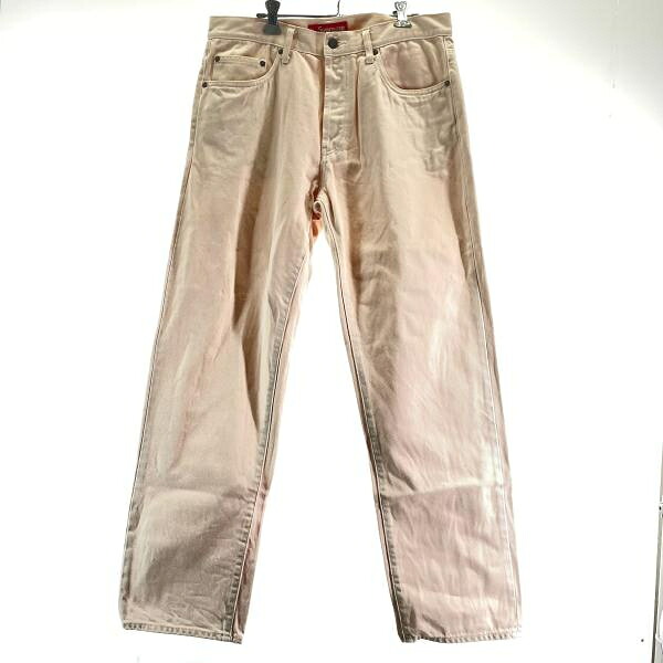 【中古】Supreme 25AW Regular Jean W32 ピンク シュプリーム[17]