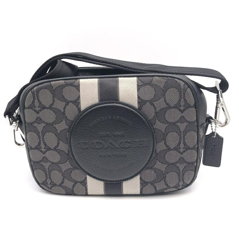 【中古】COACH　シグネチャーショルダーバッグ　H2022-1912　ブラック　コーチ[17]