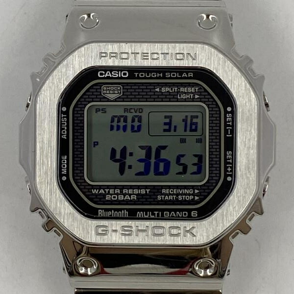 【中古】G-SHOCK GMW-B5000 電波ソーラー Bluetooth MULTIBAND6　※コマ付き ジーショック[24]