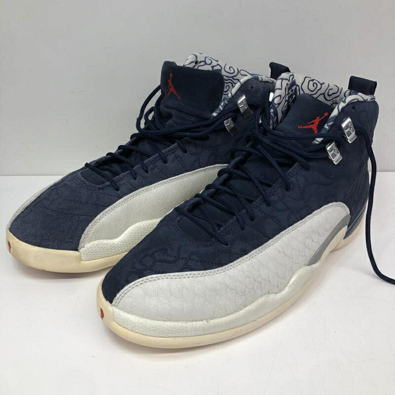 【中古】NIKE AIR JORDAN 12 Retro International Flight 29cm BV8016-445[66]