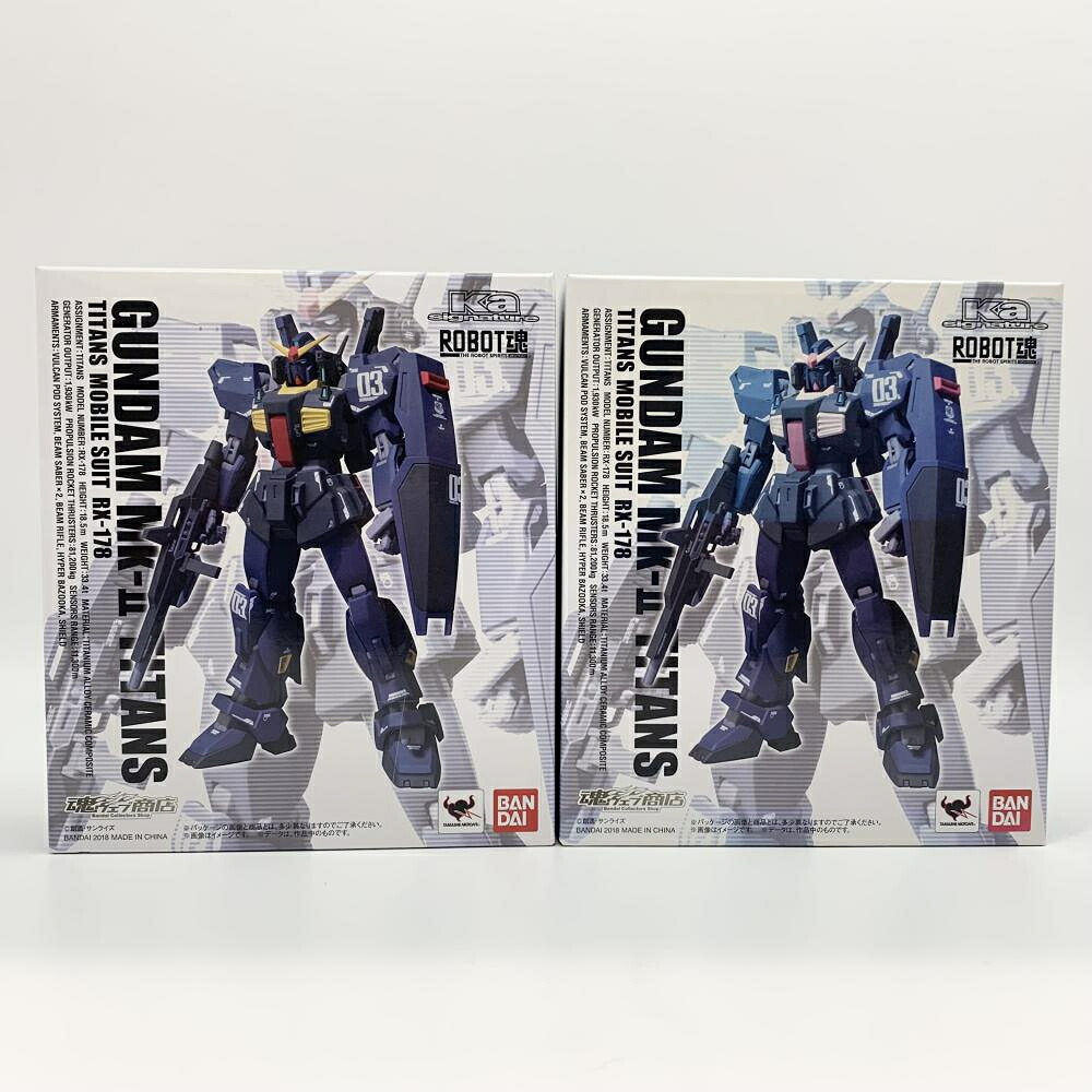 【中古】未開封 ROBOT魂 Ka signature ＜SIDE MS＞ RX-178 ガンダムMk-II ティターンズ仕様 (特別パーツ付) バンダイ 機動戦士Zガンダム[17]｜お宝創庫