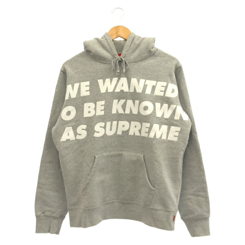 【中古】SUPREME 20SS Known 三酸化ヒ素 Hooded Sweatshirt 大いさS 薄墨色 シュプリーム[17] その他-メンズファッション