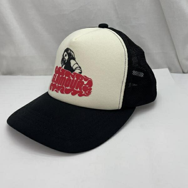 【中古】ヒステリックグラマー HYSTERIC GLAMOUR メッシュキャップ 白/黒 GLAMOUR ヒステリックグラマー[91]