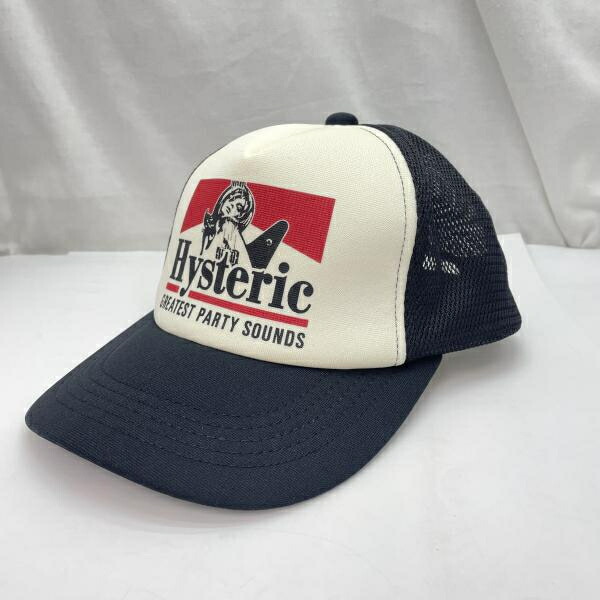 【中古】ヒステリックグラマー HYSTERIC GLAMOUR メッシュキャップ 白/黒 GREATEST PARTY SOUNDS ヒステリックグラマー[91] 8,330円