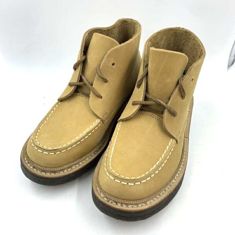 【中古】WOLVERINE レザー チャッカブーツ キャメル US7.5 ウルヴァリン[24]