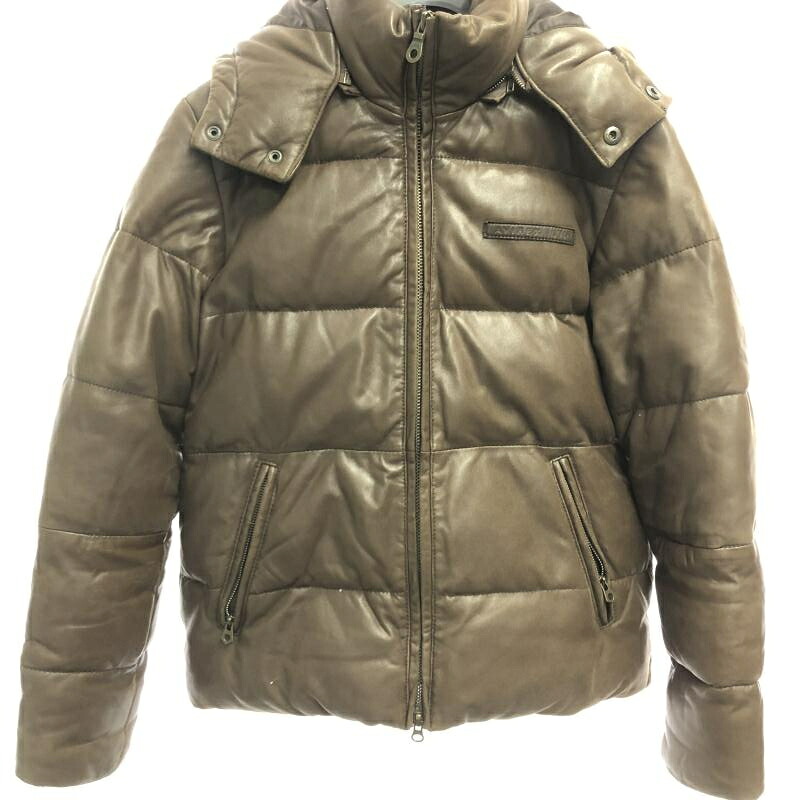 【中古】AVIREX レザージャケット 6181028 VARSITY サイズM[66]