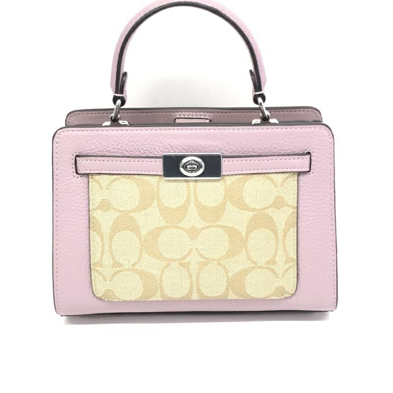 【中古】COACH ショルダーバッグ シグネチャー CC977[66]