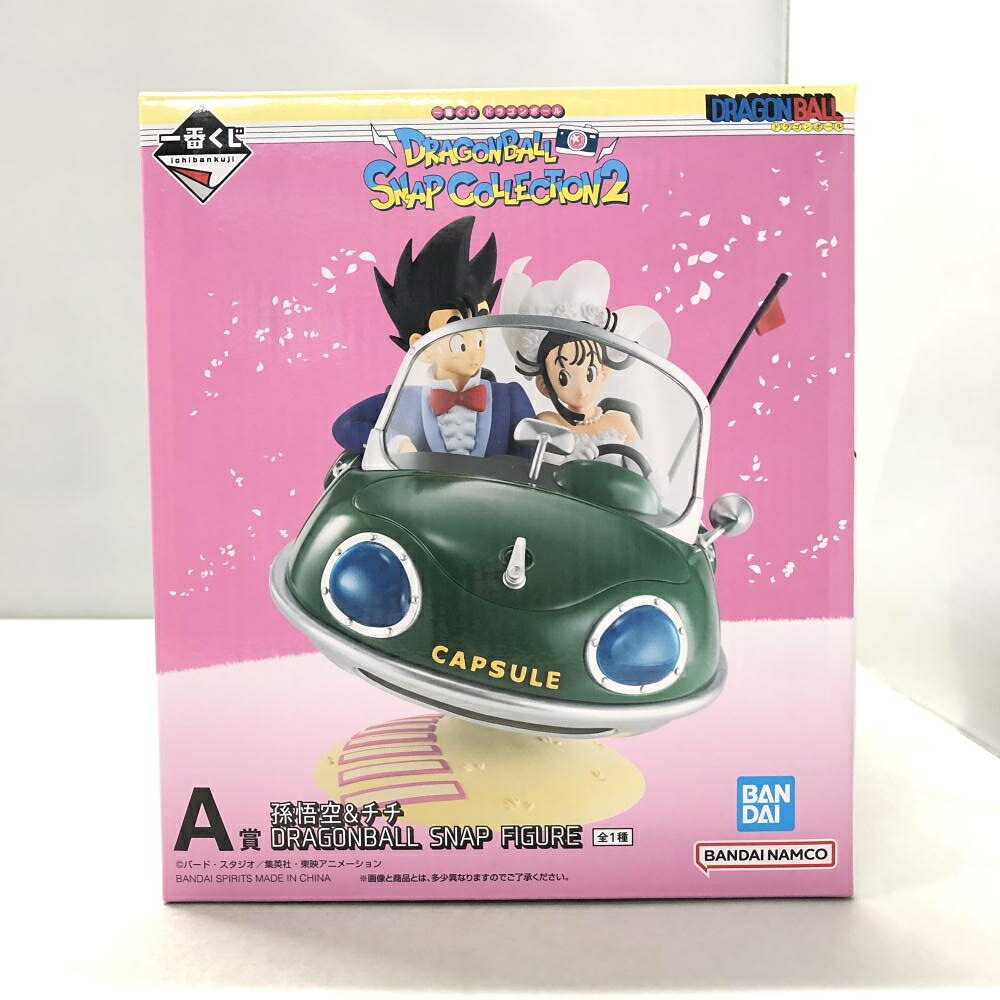 【中古】バンダイ 孫悟空＆チチ 一番くじ ドラゴンボール DRAGONBALL SNAP COLLECTION2 A賞 DRAGONBALL SNAP FIGURE[15]