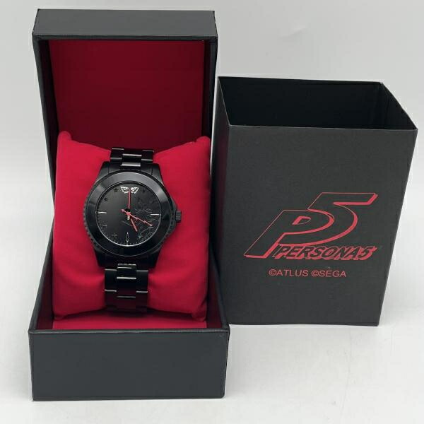 【中古】訳有 ジョーカーモデル 腕時計 SuperGroupies スーパーグルーピーズ ペルソナ5 主人公[17]