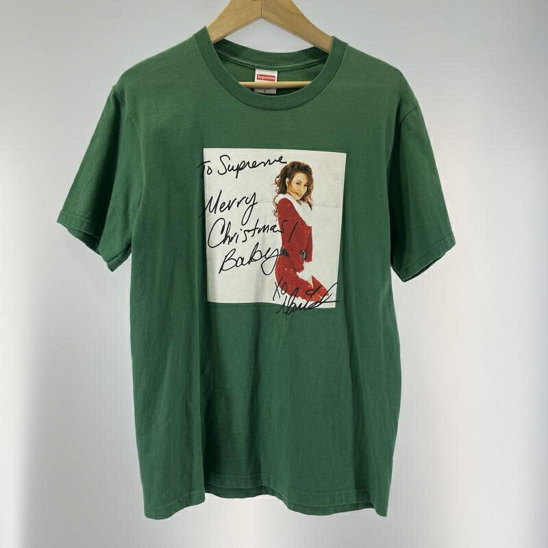 【中古】Supreme 20AW Mariah Carey Tee Green サイズS シュプリーム[19]