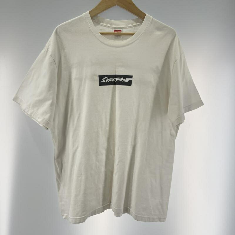 【中古】Supreme Futura Box Logo Tee ホワイト サイズL シュプリーム[19]