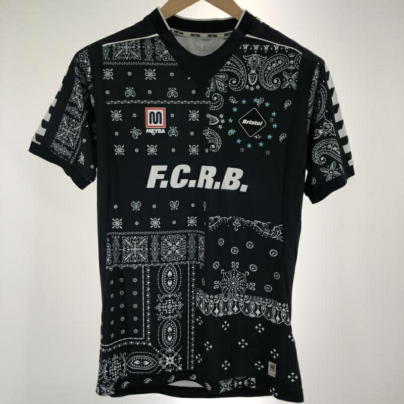 【中古】F.C.Real Bristol MEYBA GAME SHIRT プルオーバー 大きさS 黒 エフシーレアルブリストル[91]