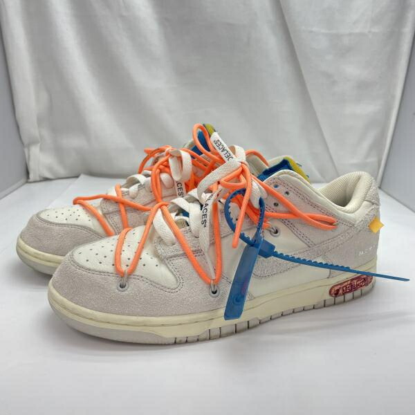 【中古】NIKE×OFF WHITE DUNK LOW The 50 Collection Lot 19 DJ0950-119 サイズ26.5cm グレー[91] 17,640円