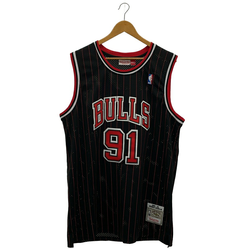 【中古】Mitchell＆Ness シカゴ・ブルズ デニス・ロッドマン ユニフォーム XXL ブラック ミッチェル＆ネス[10] 9,036円